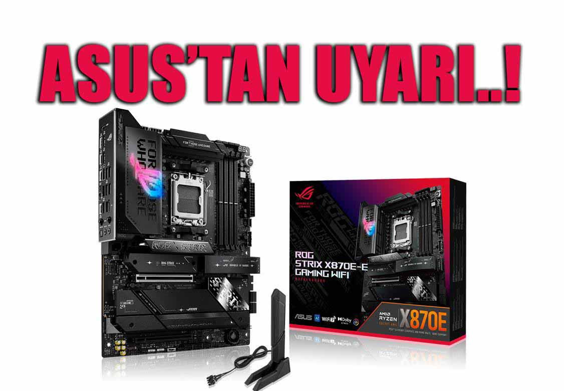 Asus'tan Acil Koduyla uyarı...!