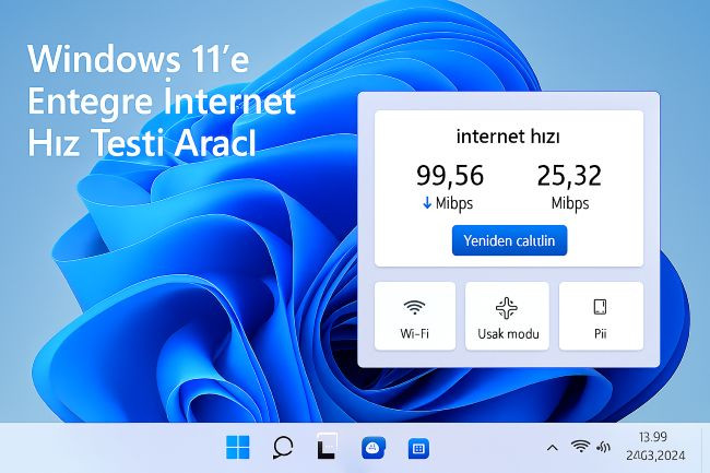 Windows 11’e Yerleşik İnternet Hız Testi Geliyor