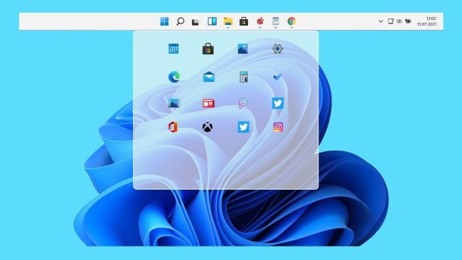 Windows 11 Görev Çubuğu Artık esnek olacak