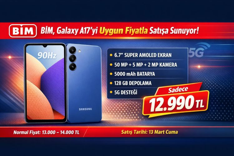 BİM, Bu Hafta Samsung Galaxy A17 Satacak