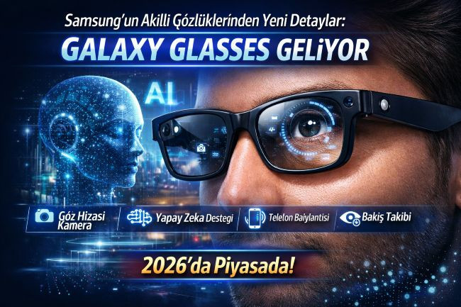 Samsung’tan yeni Akıllı gözlük Galaxy Glasses Geliyor