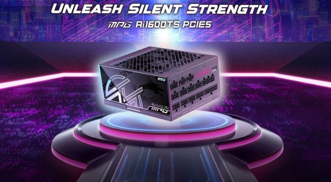 MSI’dan Yeni Nesil Güç Kaynağı: MPG Ai1600TS PCIE5