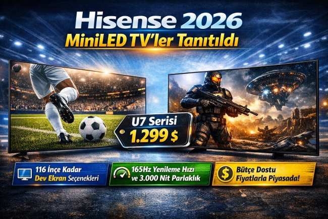 Hisense 2026 MiniLED TV Serisi Tanıtıldı