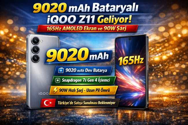  9020 mAh Bataryalı iQOO Z11 Geliyor