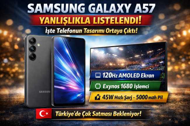 Türkiye Pazarına Hitap Eden Yeni Model Galaxy A57