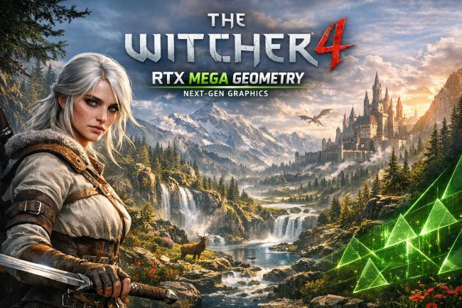 The Witcher 4, RTX Mega Geometry ile Görsel Şölen Sunacak