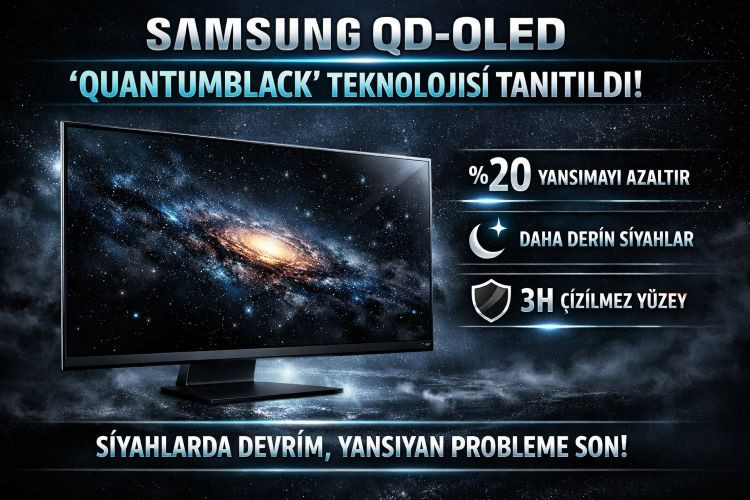 Samsung'tan QD-OLED Monitörler Geliyor