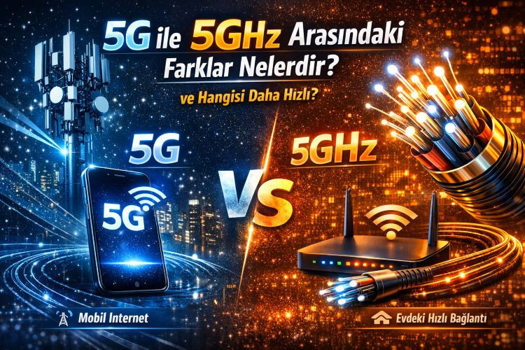 5G ile 5GHz Arasındaki Farklar Nelerdir ve Hangisi Daha Hızlı?