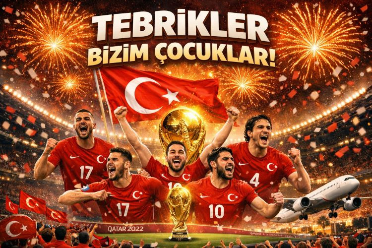  24 YILLIK HASRET SON BULDU: BİZİM ÇOCUKLAR DÜNYA KUPASI'NDA!