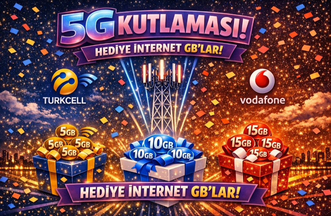 5G Hediyelerle Birlikte Geldi