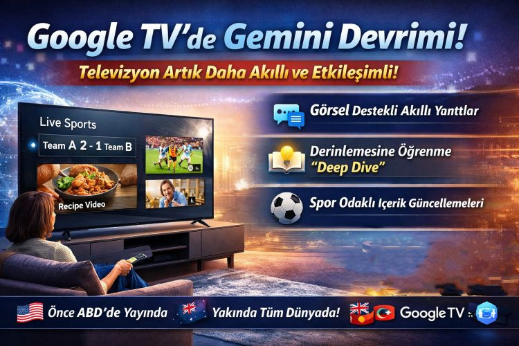 Google TV’de Gemini Devrimi