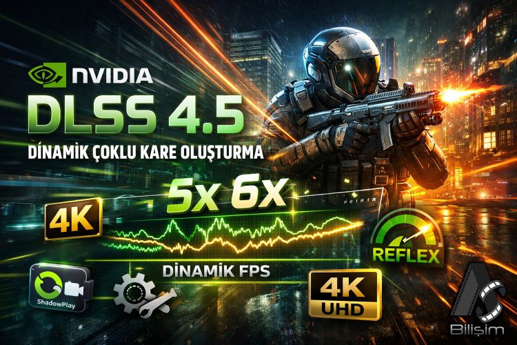 NVIDIA DLSS 4.5: Dinamik Çoklu Kare Oluşturma Dönemi Başladı