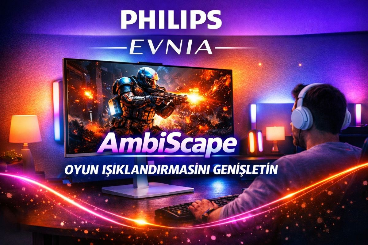 Philips Evnia’dan Yeni Nesil Oyun Aydınlatması: AmbiScape