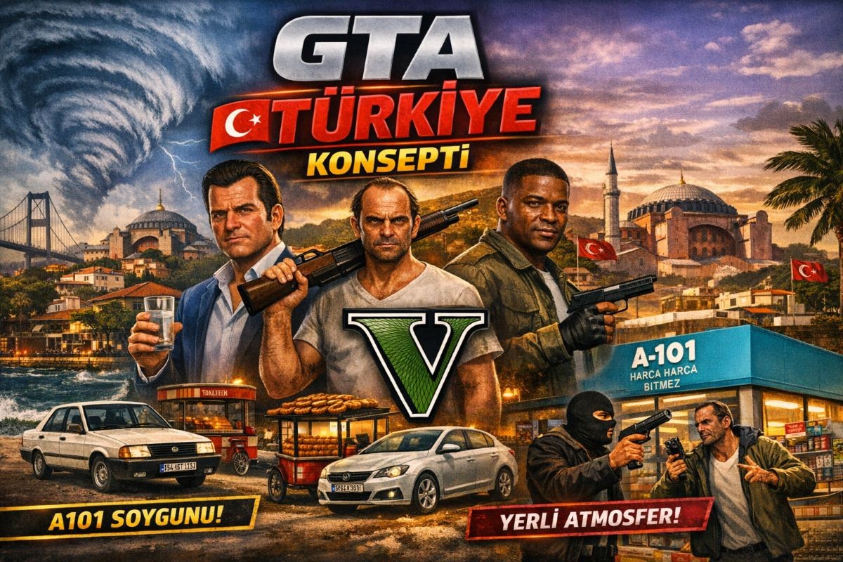 GTA 5 Türkiye’de geçse nasıl olurdu?