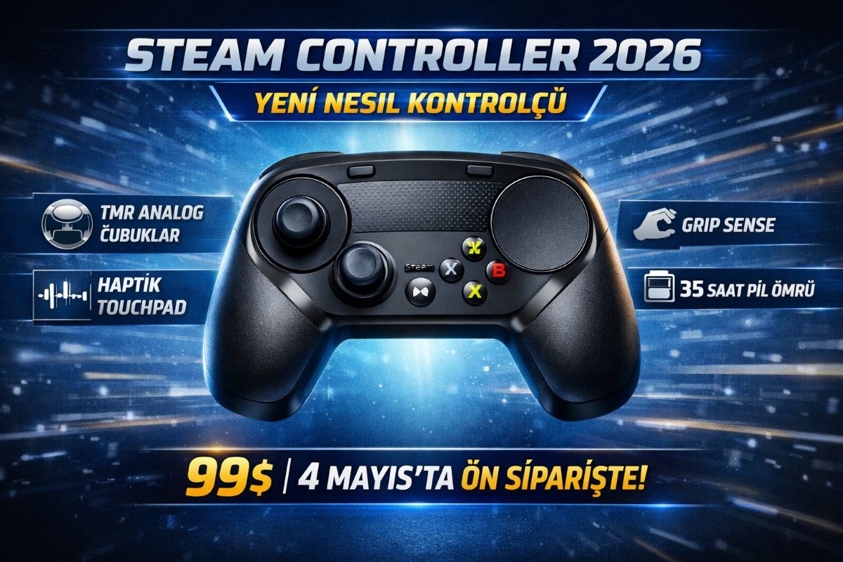 Valve, Steam Controller’ı tanıttı Ama Türkiye yok!