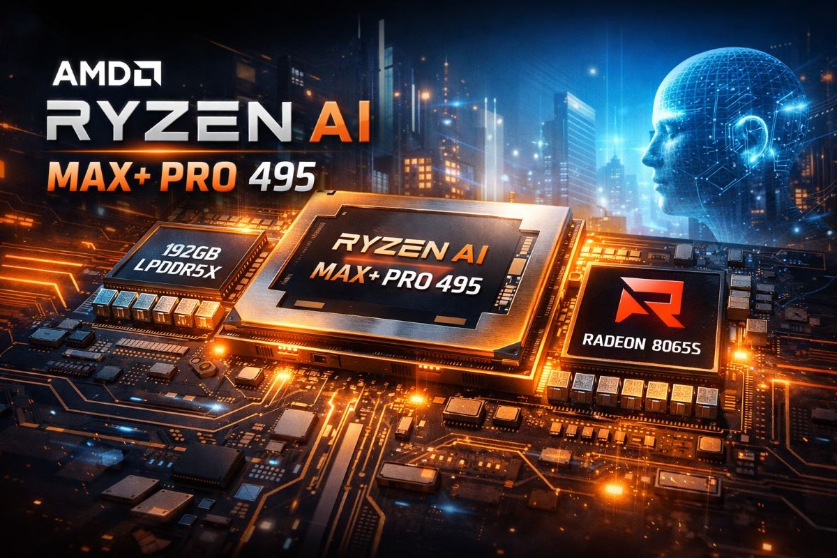 AMD’nin Yeni Amiral Gemisi APU’su: Ryzen AI Max+ PRO 495