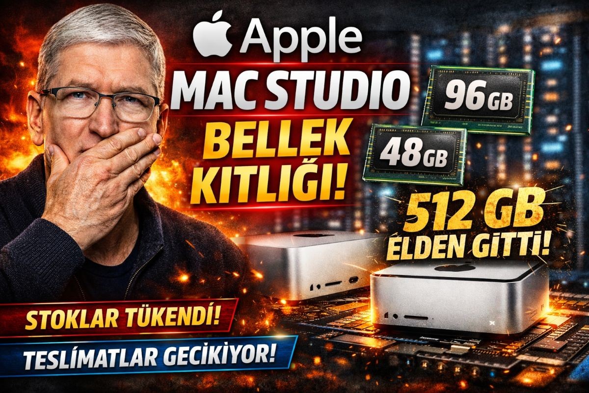 Apple, Çip Kıtlığı Nedeniyle Mac Bellek Kapasitelerini Düşürdü
