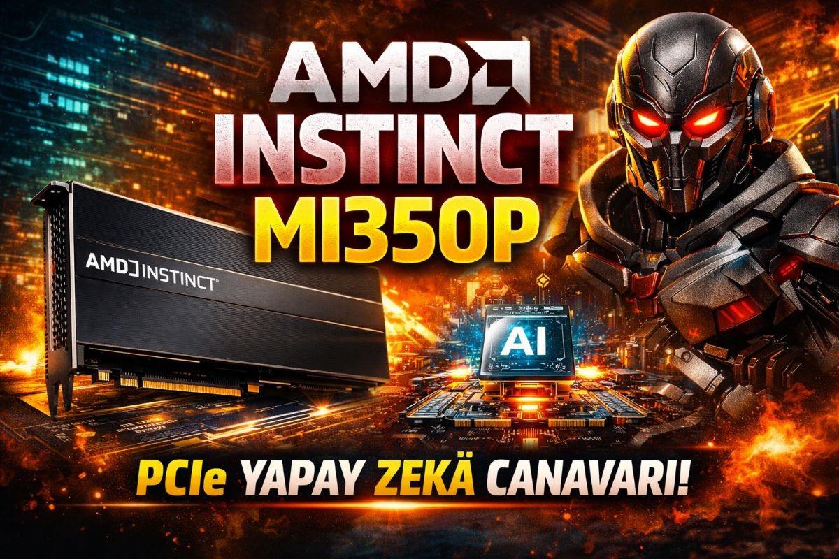 Nvidia’ya Gerçek Rakip, AMD’den Instinct MI350P PCIe Formunda Sahneye Çıktı