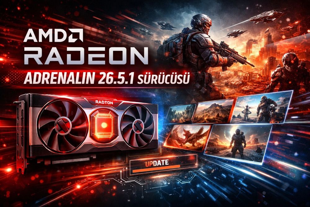 AMD, Adrenalin 26.5.1 Sürücüsünü Yayınladı