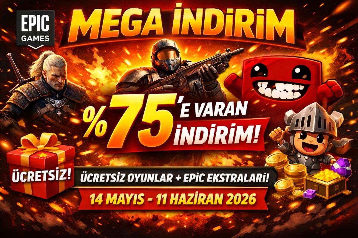Epic Games'te MEGA İndirimler Başladı