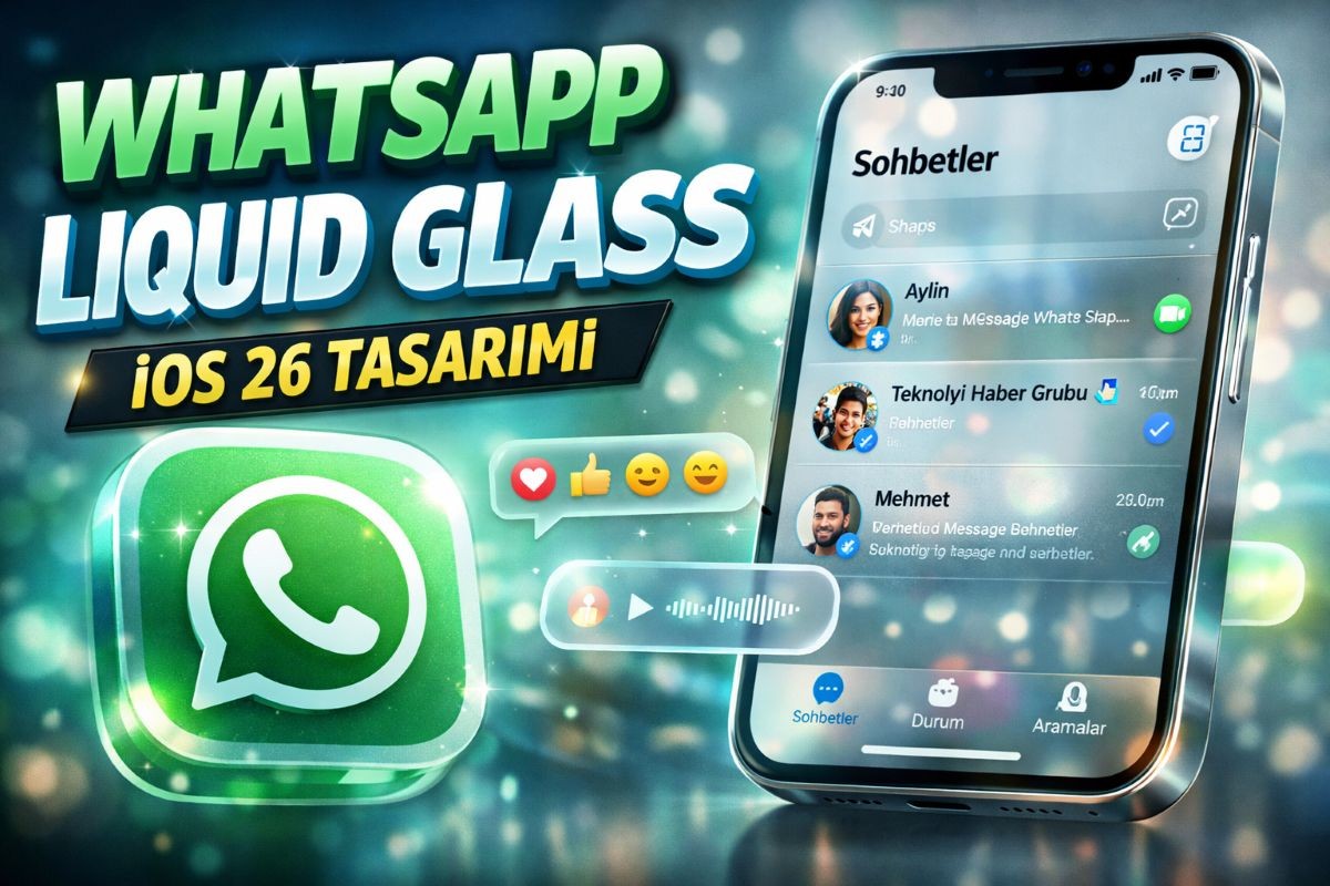WhatsApp’ın “Liquid Glass” Tasarımı Türkiye’de  Kullanıma Sunuldu