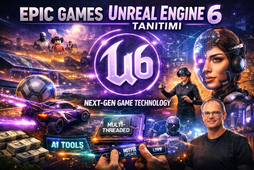 Epic Games Unreal Engine 6'yı Resmen Duyurdu