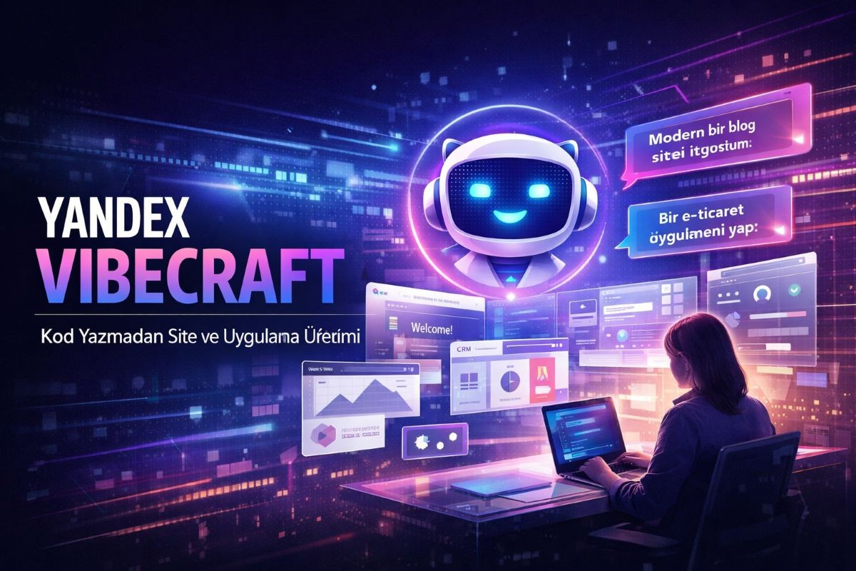 Yandex, Kod Yazmadan Site ve Uygulama Üreten Vibecraft'ı Duyurdu