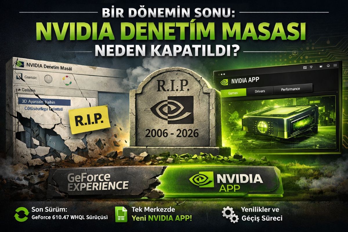 NVIDIA Denetim Masası Emekliye Ayırdı