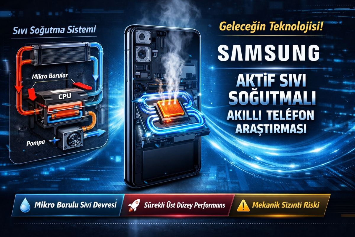 Samsung Cep Telefonlarında Buhar Odasından Sıvı Soğutmaya Geçiliyor