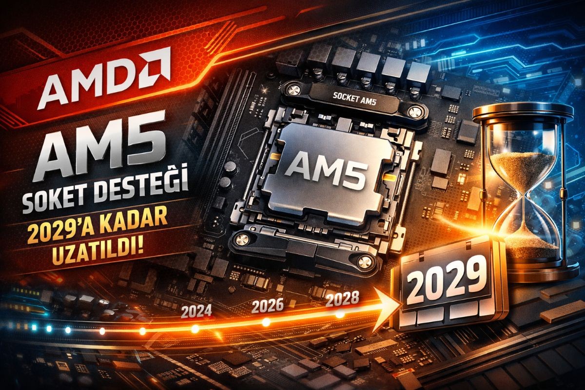 AMD’den Müjde: AM5 Soket Ömrü 2029’a Uzatıldı!