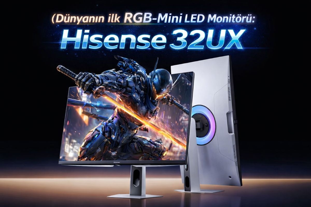 Dünyanın ilk RGB-Mini LED Monitörü Hisense 32UX 