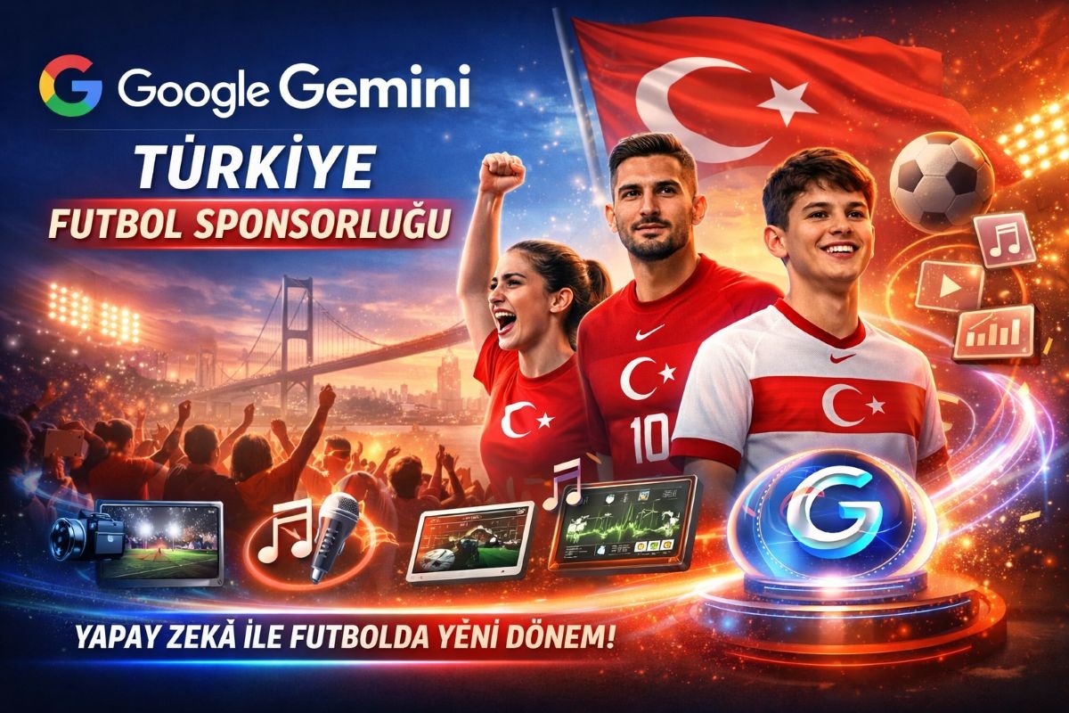 Google Gemini, Türkiye Millî Futbol Takımları’nın Resmi Sponsoru  Oldu