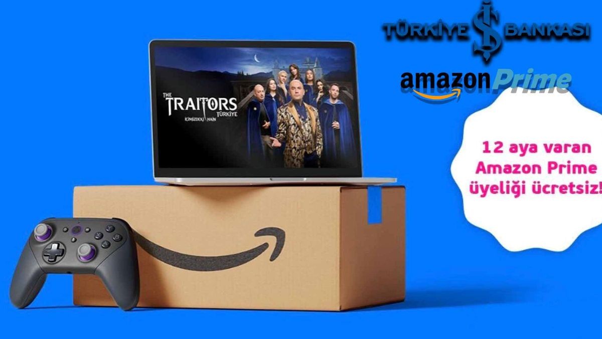 İş Bankası Müşterine 12 aya varan Amazon Prime Üyeliği Veriyor.