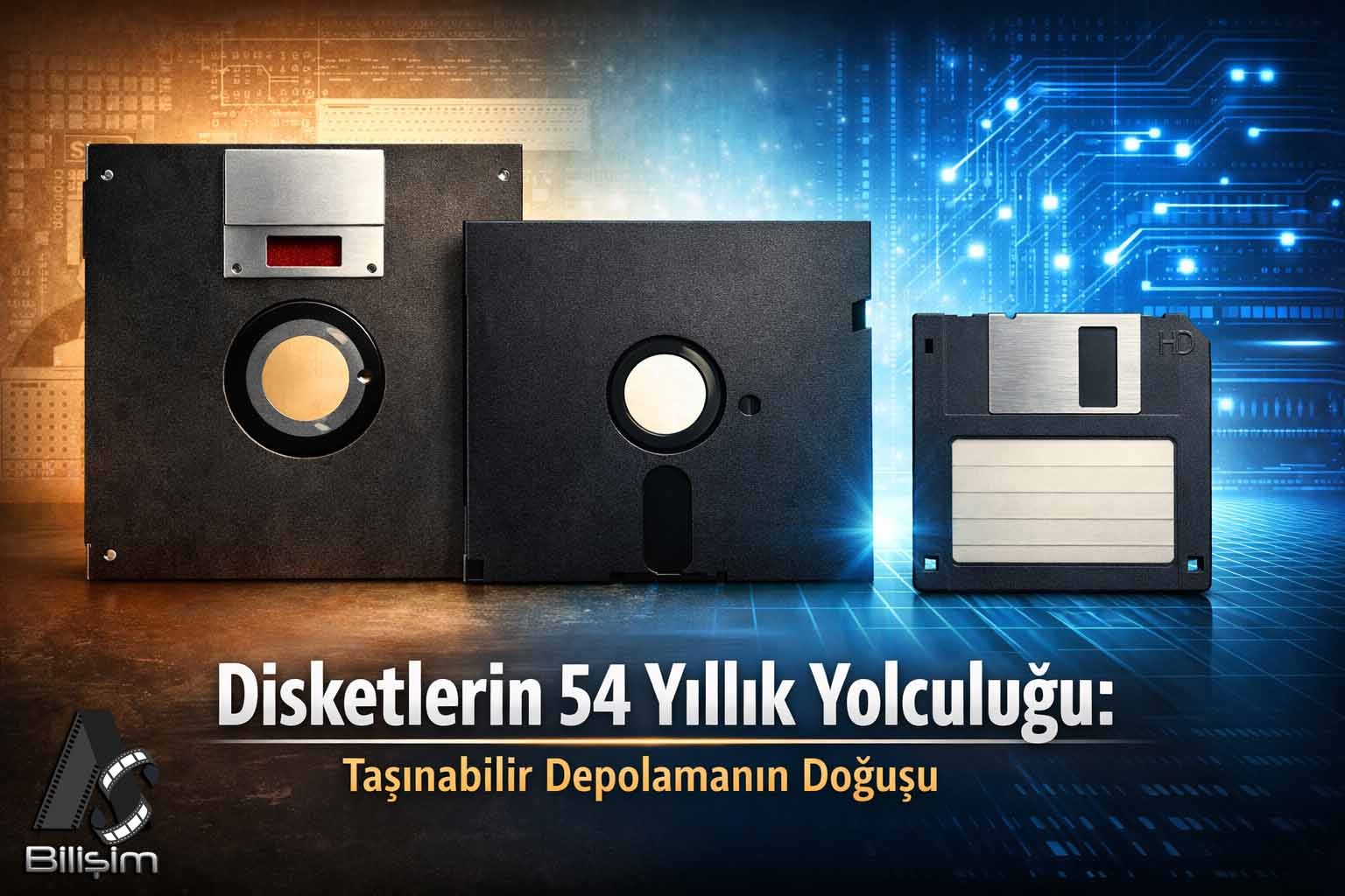 Taşınabilir Depolamanın Doğuşu olan Disketlerin 54 Yıllık Yolculuğu