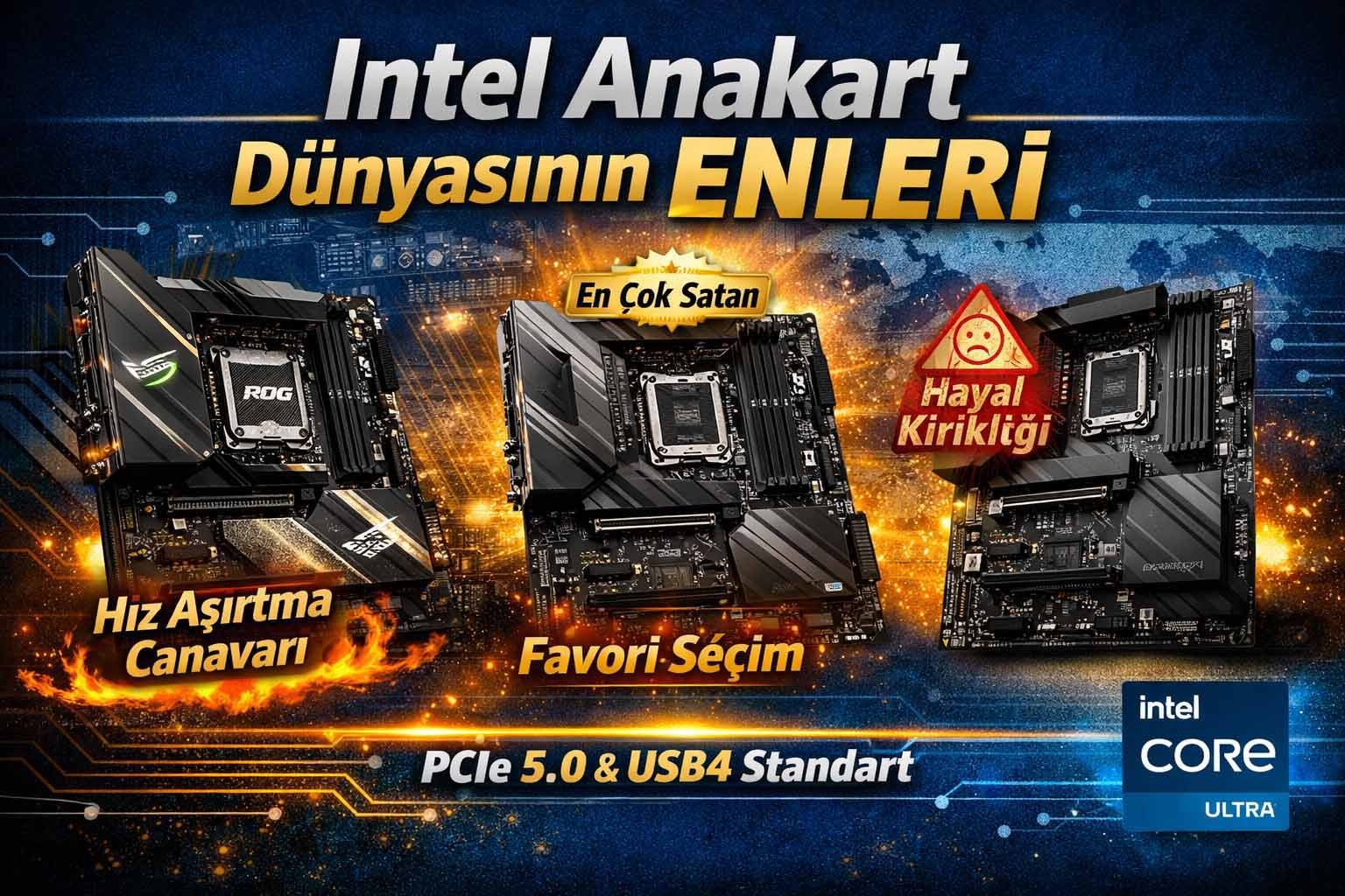 2026 Yarıyılı En iyi İntel Anakartları Belli Oldu