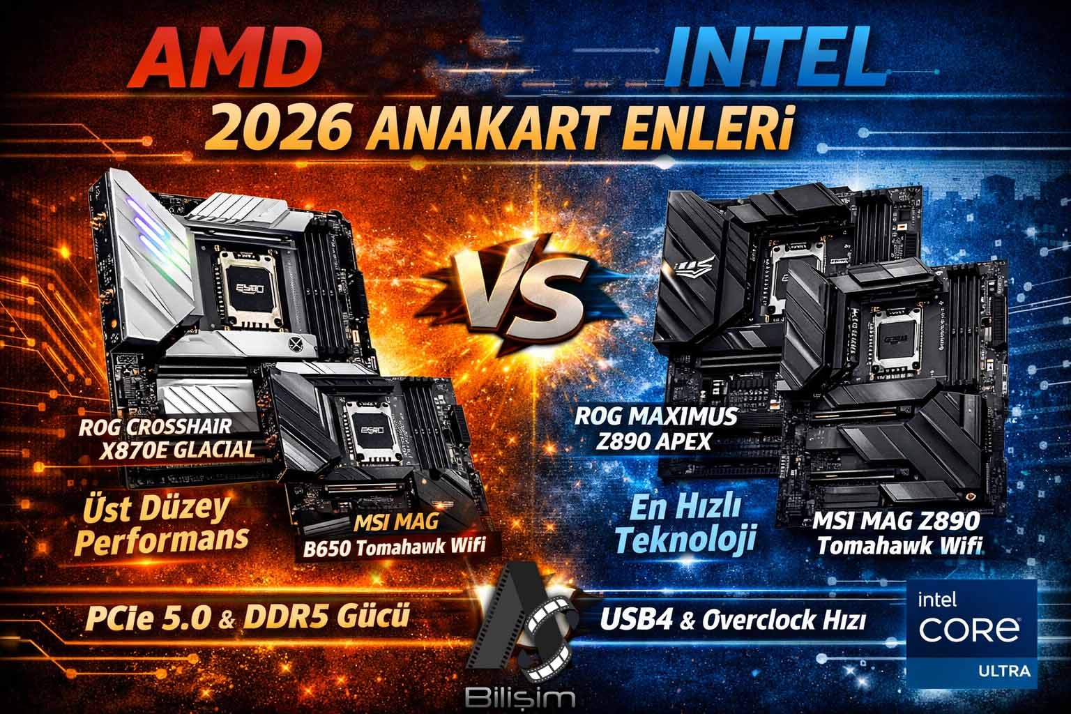 2026 Yarıyıl Donanım Raporu: AMD ve Intel Anakart Dünyasının "Enleri"