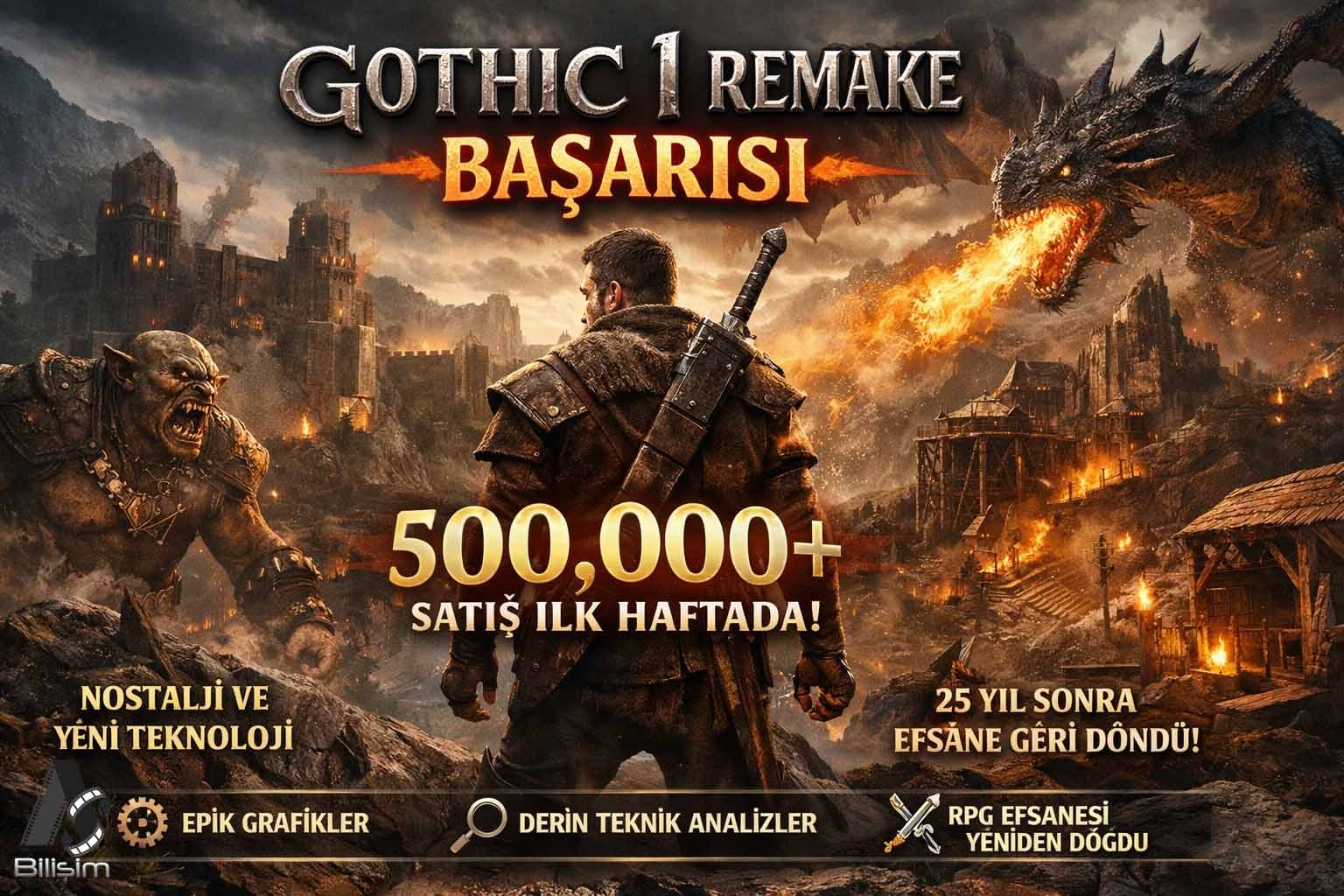 Eski Usul RPG Ruhunun Zaferi! Gothic 1 Remake İlk Haftasında 500 Binden Fazla Sattı!