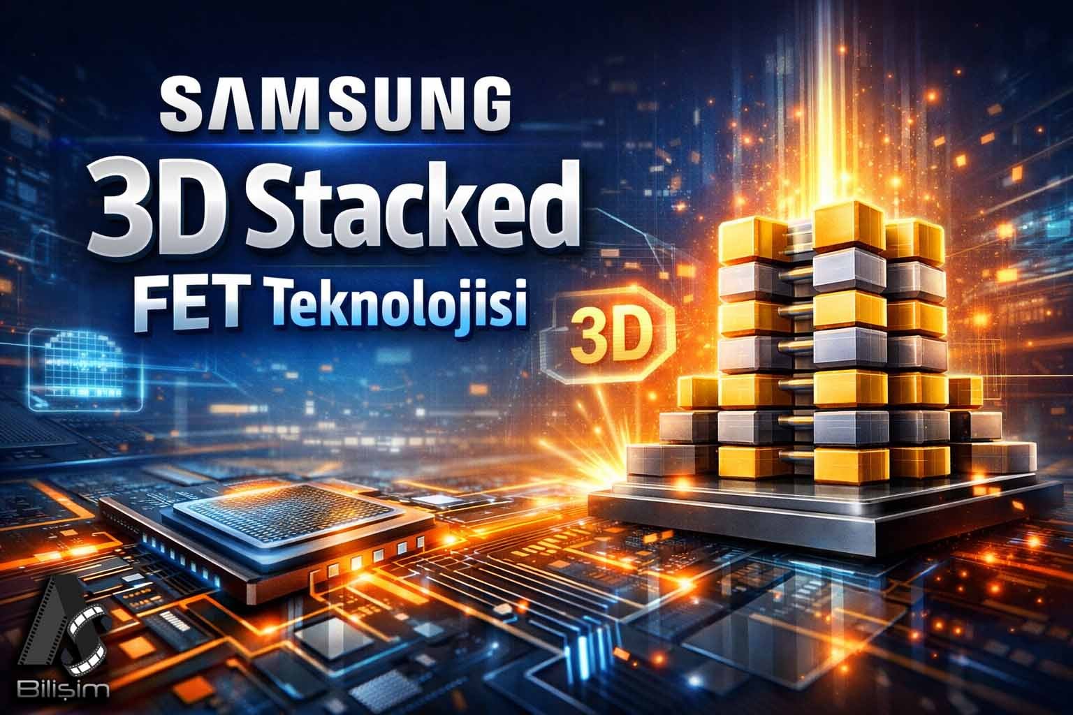 Samsung Kuralları Yeniden Yazıyor: İşlemcilerde 3 Boyutlu Dönem Başladı!