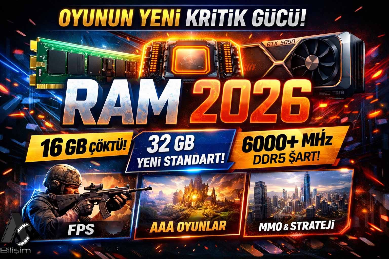 Oyun Dünyasında Yeni Darboğaz ''RAM''