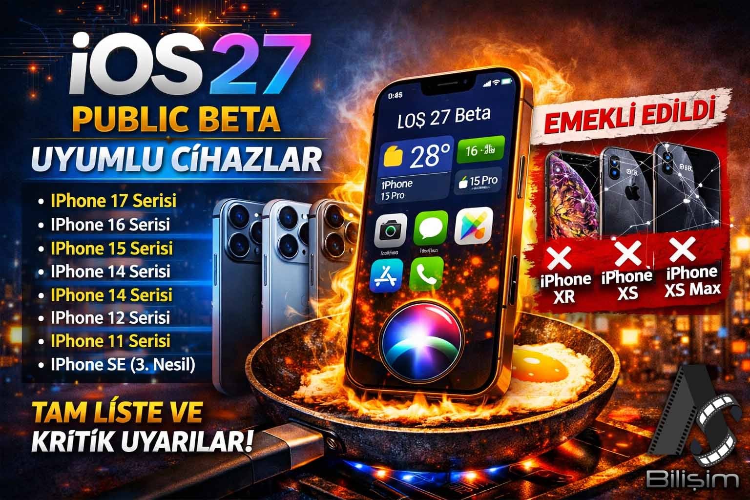 Apple O Modellerin Fişini Çekti! İşte iOS 27 Alacak iPhone’ların Tam Listesi