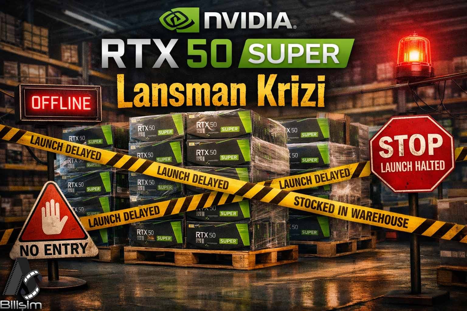 RTX 50 SUPER Fabrikadan Çıktı Ama Depolara Kilitlendi