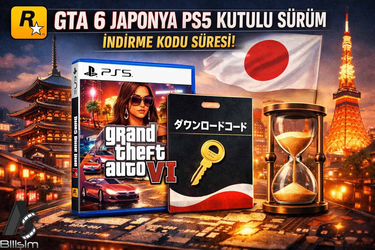 GTA 6 için Japonya’da Fiziksel Disk Devri Bitti 170 Gün Sınırı Kondu.