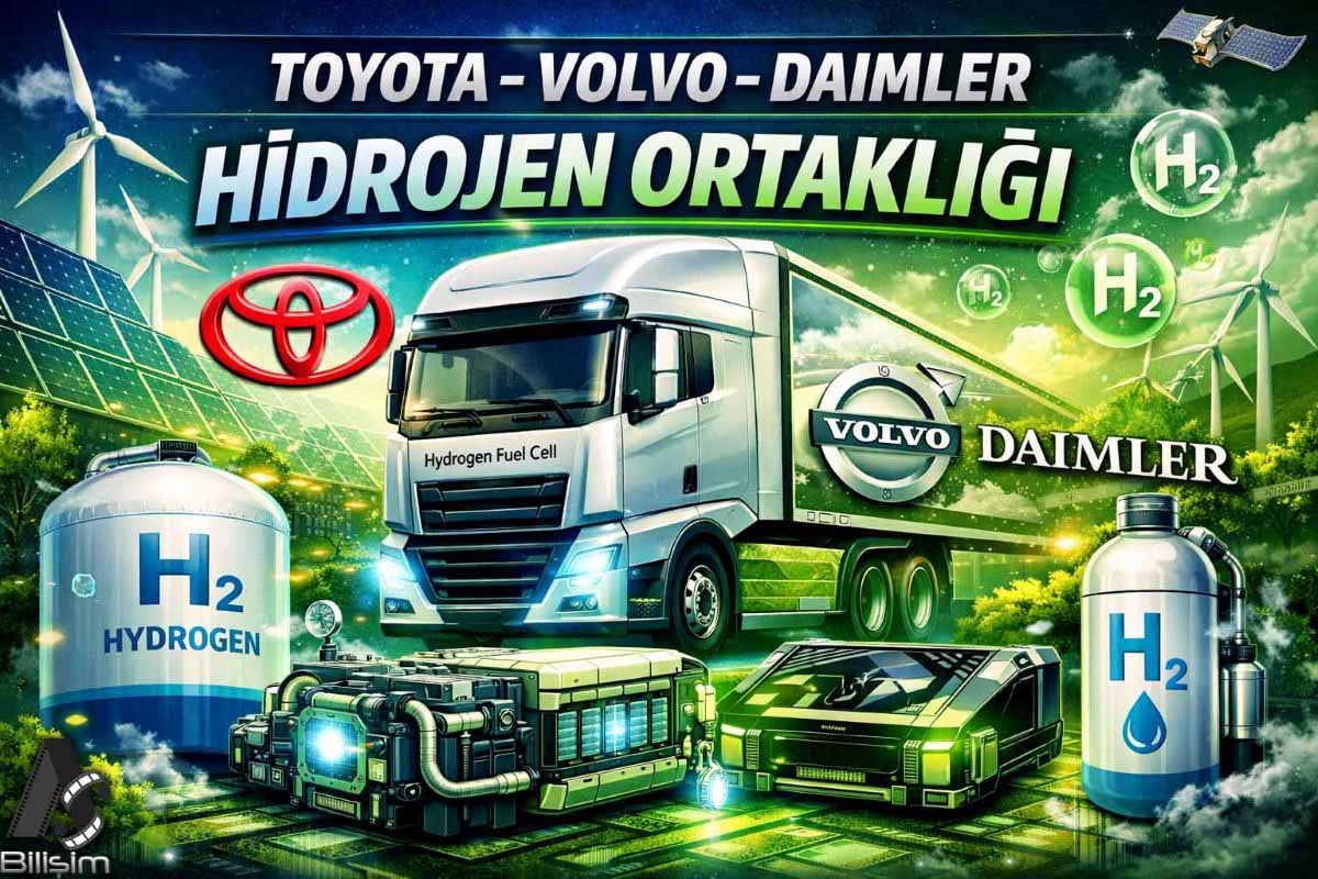 Otomotivde Ezber Bozan Hamle: Toyota, Volvo ve Daimler Neden Hidrojen İçin Güçlerini Birleştirdi?