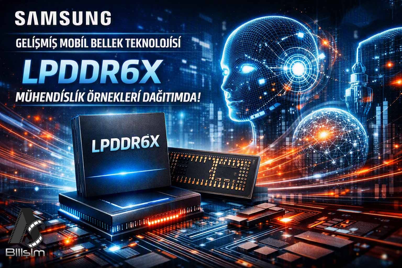 Samsung Daha Çıkmamış LPDDR6X Bellekleri Gizlice Dağıttı!