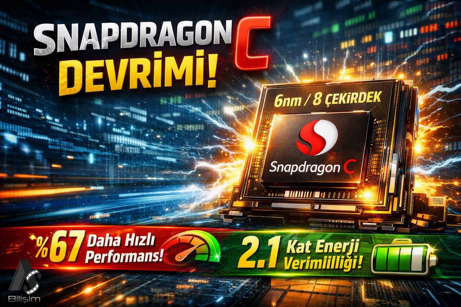 Qualcomm x86 İmparatorluğunu Snapdragon C ile Yıkmaya Geliyor.