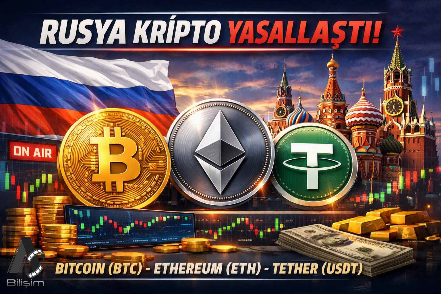 Rusya Kripto Parayı Yasallaştırdı! İşte 3 Onaylı Varlık ve Yeni Kurallar