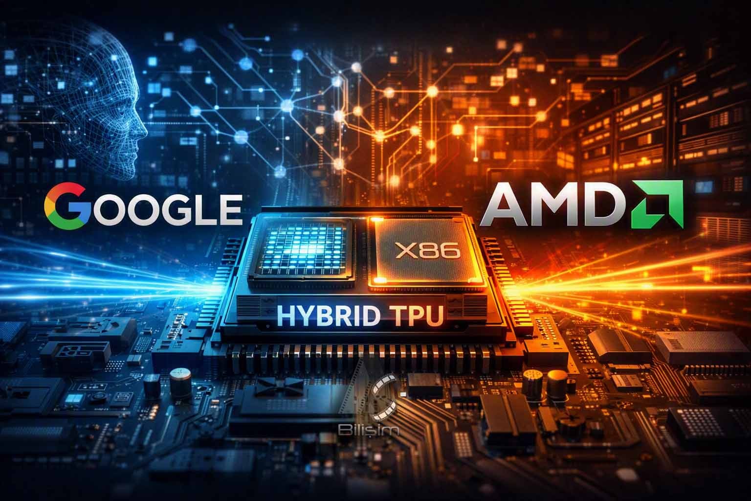 Google, 10. Nesil Yapay Zeka Çipi İçin AMD ile El Sıkıştı!