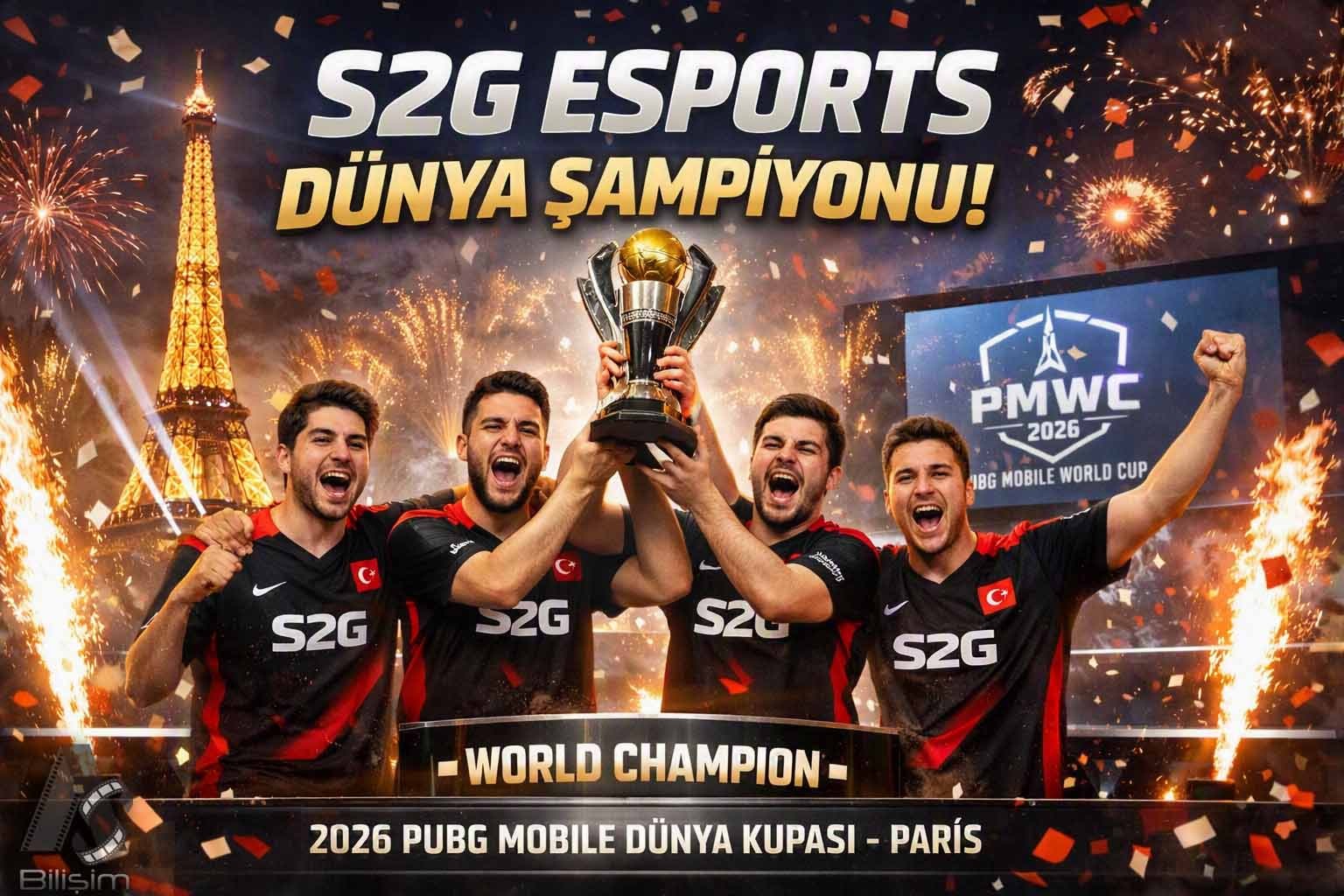 Paris’te Türk Rüzgarı! S2G Esports PUBG Mobile Dünya Kupası Şampiyonu Oldu!