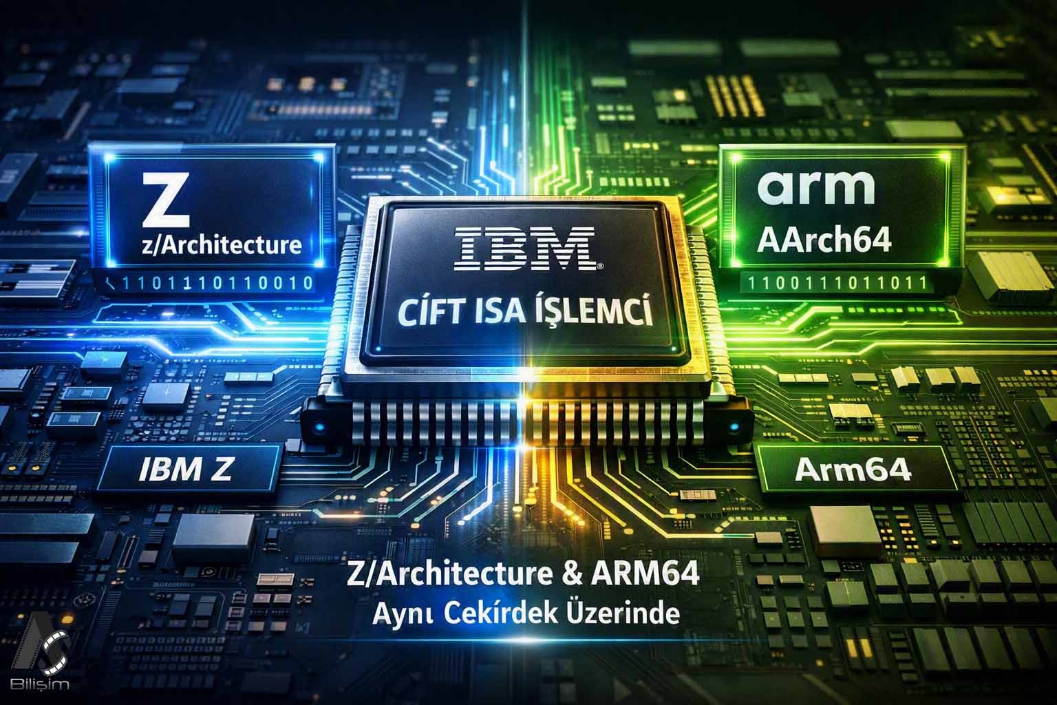 IBM Mühendisleri İki Farklı Dünyayı Aynı Çekirdekte Birleştirdi!