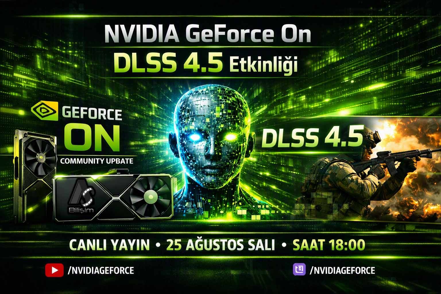 NVIDIA'nın Bugün Saat 18.00'de Tanıtacağı Yeni Özellikler İçin Saatlerinizi Hazırlayın 